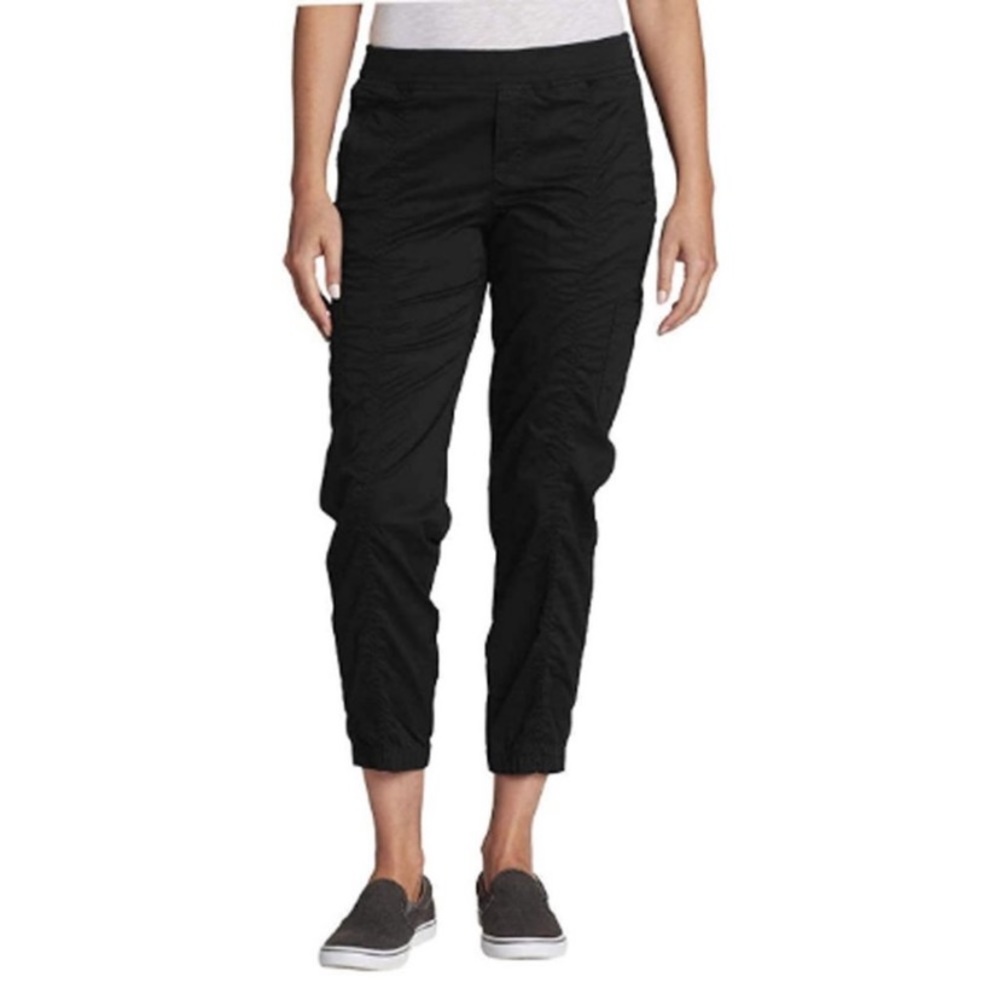 Eddie Bauer Womens Laid Back Twill Jogger Pants 8